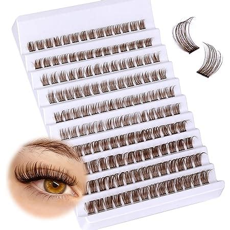 Amazon Brown Lash Clusters Diy Lash Extension Natural Look Pcs