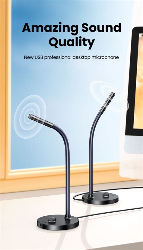 Ugreen Usb Desktop Microphone Computer Desktop Db Noise Reduction