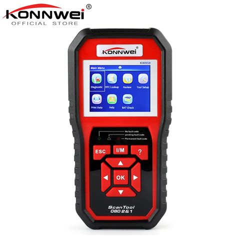 OBD2 Scanner Auto Diagnostic Tool KONNWEI KW850 Full OBD 2 Mode Multi