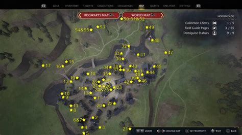 Hogsmeade Field Guide Page Locations Hogwarts Legacy