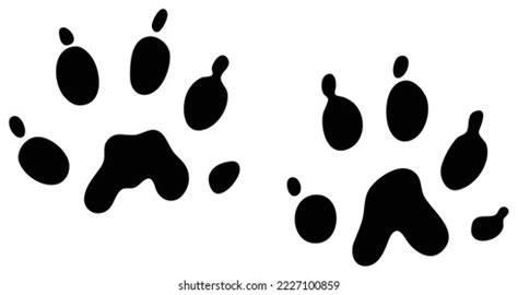 Mink Track Silhouette Vector Illustration Stock Vector (Royalty Free) 2227100859 | Shutterstock