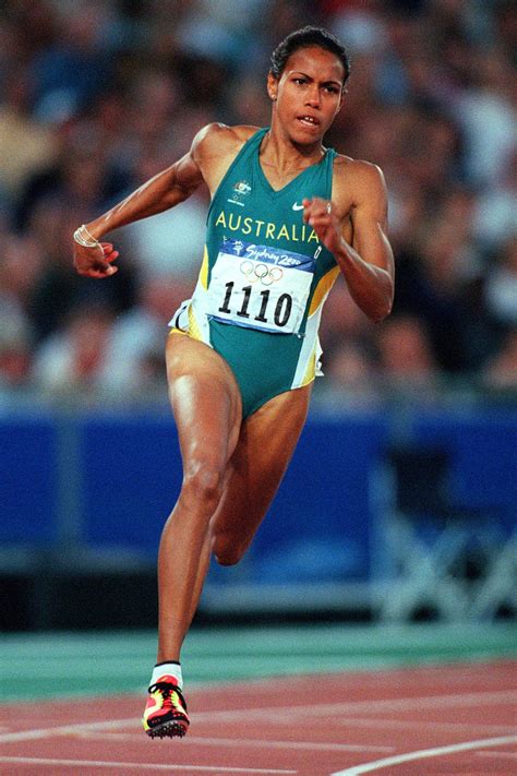 L Athl Te Cathy Freeman Aux Jeux Olympiques De Sydney En