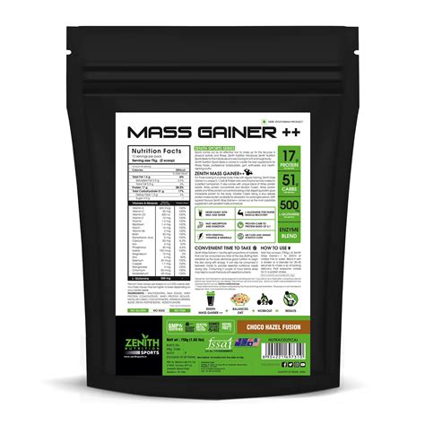 Best Mass Gainer In India Buy Mass Gainer Online From Zenith Sports