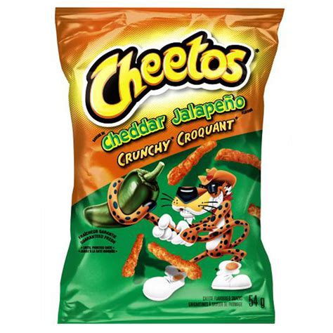 Cheetos Crunchy Cheddar Jalapeño Cheese Flavoured Snacks 54 G 40ct