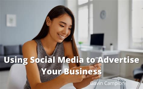 Using Social Media to Advertise Your Business | Gavin Campion ...