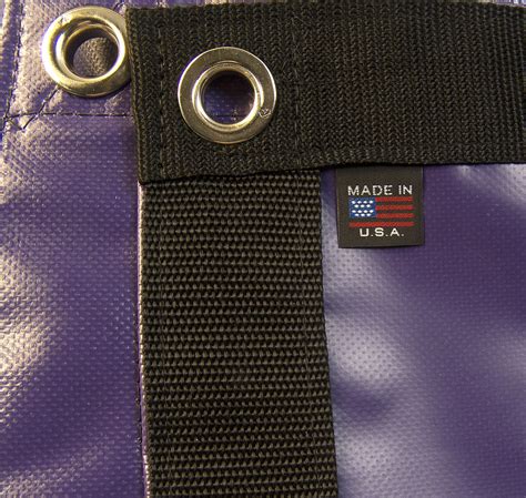 Tarp Heavy Duty Purple Waterproof 18 Oz Vinyl W Reinforced Edges