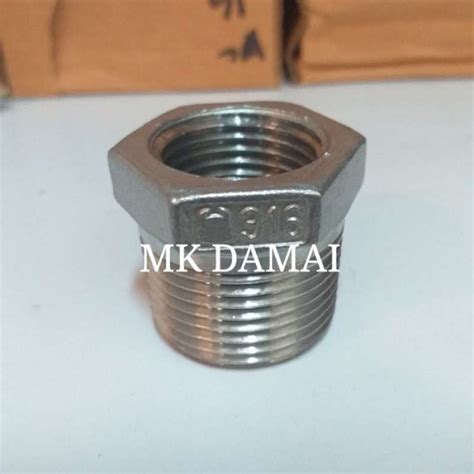 Jual V Ring Ss316 Drat 1 2 X 1 4Inch Bushing Vlok Ring Stainless 316