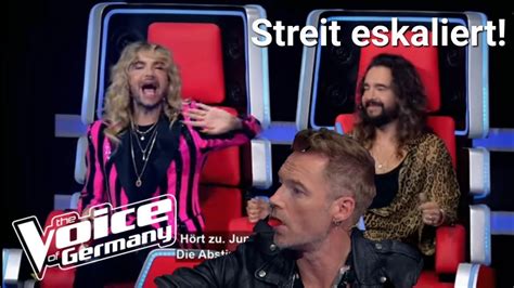 Streit Zwischen Bill Kaulitz Und Ronan Keating Bei The Voice Of Germany