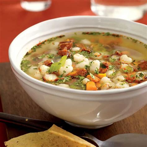 How To Make Chorizo And Hominy Soup Recipe