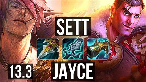 Sett Vs Jayce Top 6 Solo Kills 900 Games 1 1m Mastery Euw