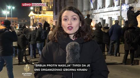 Protest Koalicije Srbija Protiv Nasilja Pred Ustavnim Sudom U