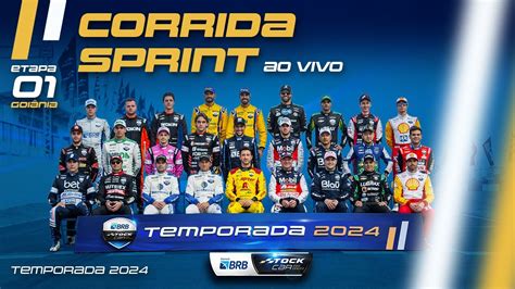 STOCK CAR 2024 AO VIVO 1ª ETAPA CORRIDA SPRINT GOIÂNIA GO