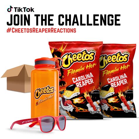 Cheetos Flamin Hot Sweet Reaper And Sunglasses And Water Bottle Bundle