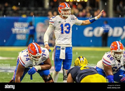 December 29 2018 Florida S Feleipe Franks 13 Sets The Gator Offense During The Chick Fil A