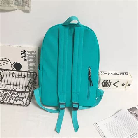 Mochila De Costas Fofa Feminina Escolar Imperme Vel Kawaii Cor Preto