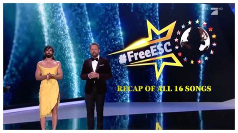 Free European Song Contest 2021 Recap Of All 16 Songs FreeESC YouTube