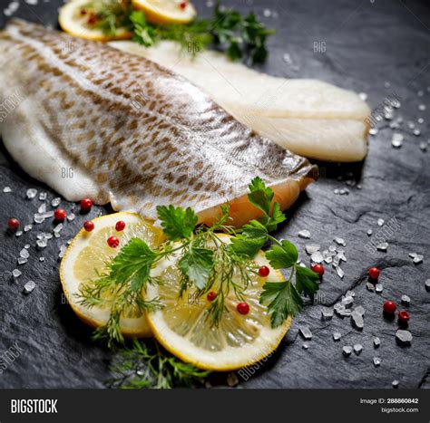 Fresh Raw Cod Fillet Image & Photo (Free Trial) | Bigstock