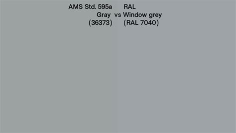 Ams Std A Gray Vs Ral Window Grey Ral Side By Side