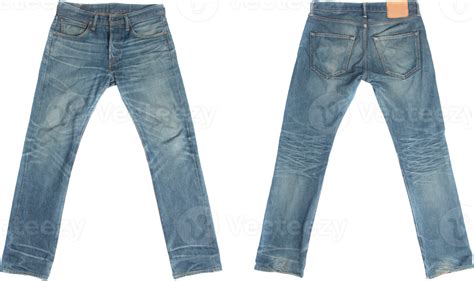 Jeans Delante Y Detrás Aislados 10135596 Png