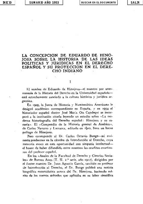 Pdf La Concepci N De Eduardo De Hinojosa Sobre La Historia De