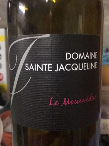 Domaine Sainte Jacqueline Le Mourv Dre Vivino France