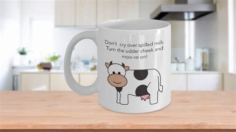 Funny Cow Udder Coffee Mug Ts Cow Themed Ts I Love Cows