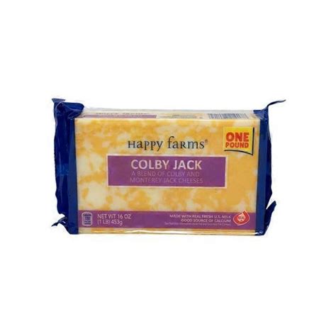 Happy Farms Colby Jack Cheese Block Oz Delivery Or Pickup Near Me