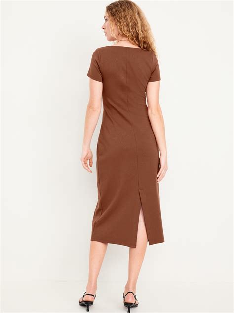 Square Neck Midi Dress Old Navy