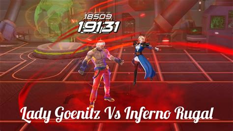 Ex Lady Goenitz Vs Inferno Rugal In The King Of Fighter Allstar The