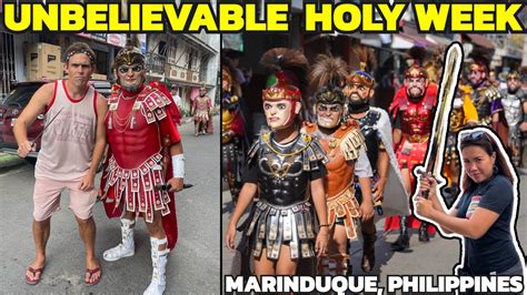 Philippines Most Unique Holy Week Moriones In Marinduque Filipino