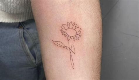 Tatuaje De Girasol Tatuantes