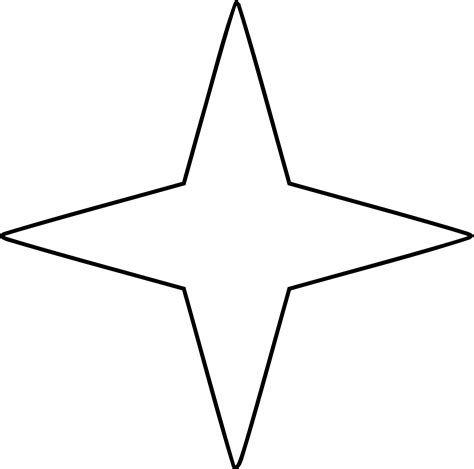 4 point star transparent clipart 10 free Cliparts | Download images on ...