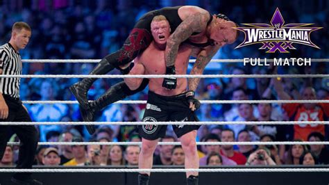 The Undertaker Vs Brock Lesnar Wrestlemania 30 Wallpaper