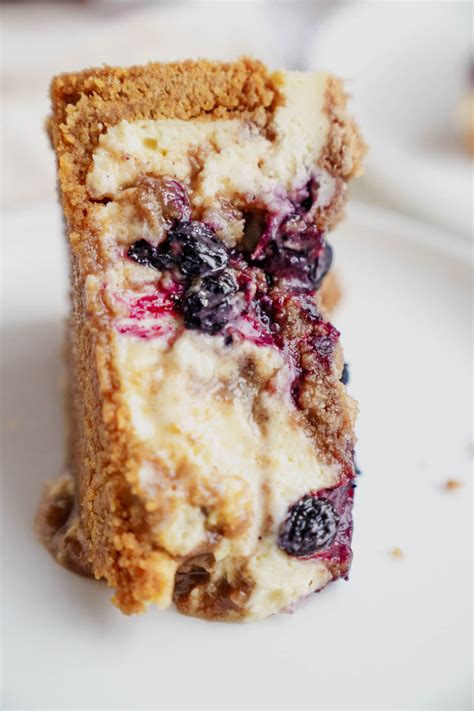 Blueberry Muffin Cheesecake With Crumble Topping Cake Babe