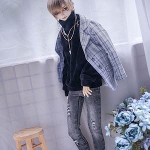 Fashion Doll Coat Bjd Clothes For Msd Sd Dd Sd Boy Uncle Doll