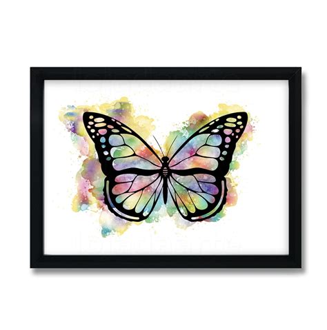 Quadro decorativo Borboleta cód 4525 A4 no Elo7 G Artes Simone