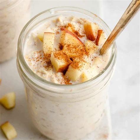 Apple Cinnamon Overnight Oats With Sweet Honey