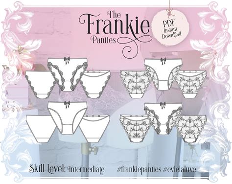 Frankie Panties Lingerie Sewing Pattern Pdf Sewing Pattern Evie La Luve Etsy