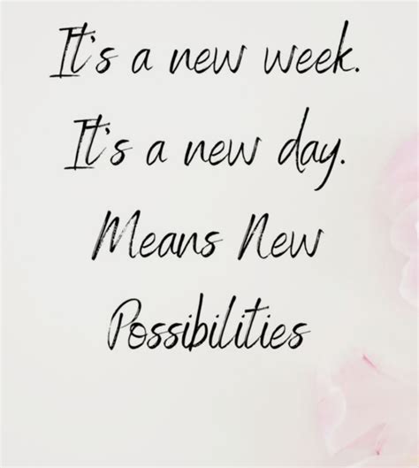 New Week Quotes