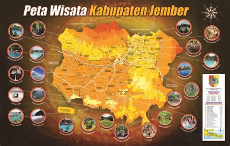 Peta Wisata Jember Jember Tourism Wisata Jember