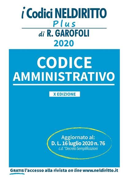 Codice Amministrativo Libro Neldiritto Editore Codici Plus IBS