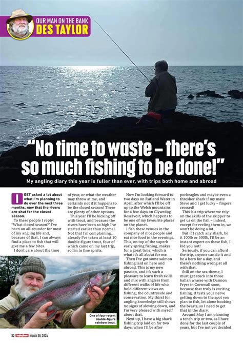 Angling Times Magazine 26 Mar 2024 Back Issue