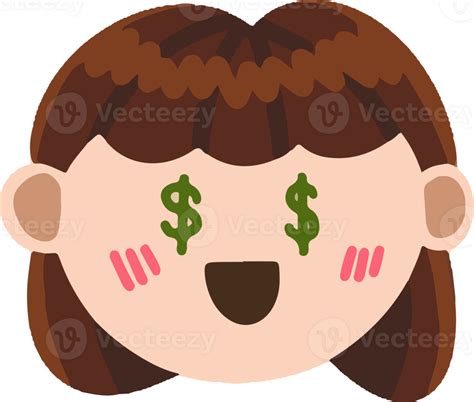 Girl Emoticon Expression 36418476 Png