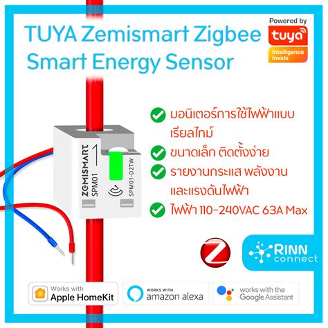 Zemismart Tuya Zigbee Real Time Smart Energy Monitor Electric Energy