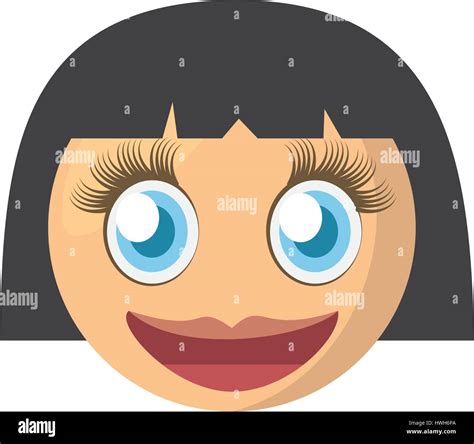 emoji girl expression image Stock Vector Image & Art - Alamy