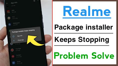 Realme Package Installer Keeps Stopping Problem Solve Youtube