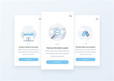 Start Page For Mobile App On Behance