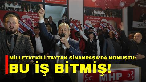 Milletvekili Taytak Sinanpa Ada Konu Tu Bu I Bitmi Afyon Haber