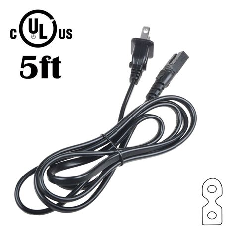 PwrON 5ft UL Power Cord Cable Lead For VIZIO TV E28H C1 E24 C1 E43 C2