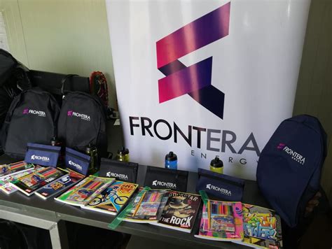 Frontera Energy entregó 200 paquetes de útiles escolares para los niños